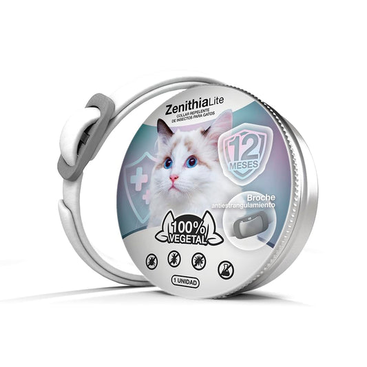 Zenithia Lite - Collar Repelnte de Insectos para Gatos